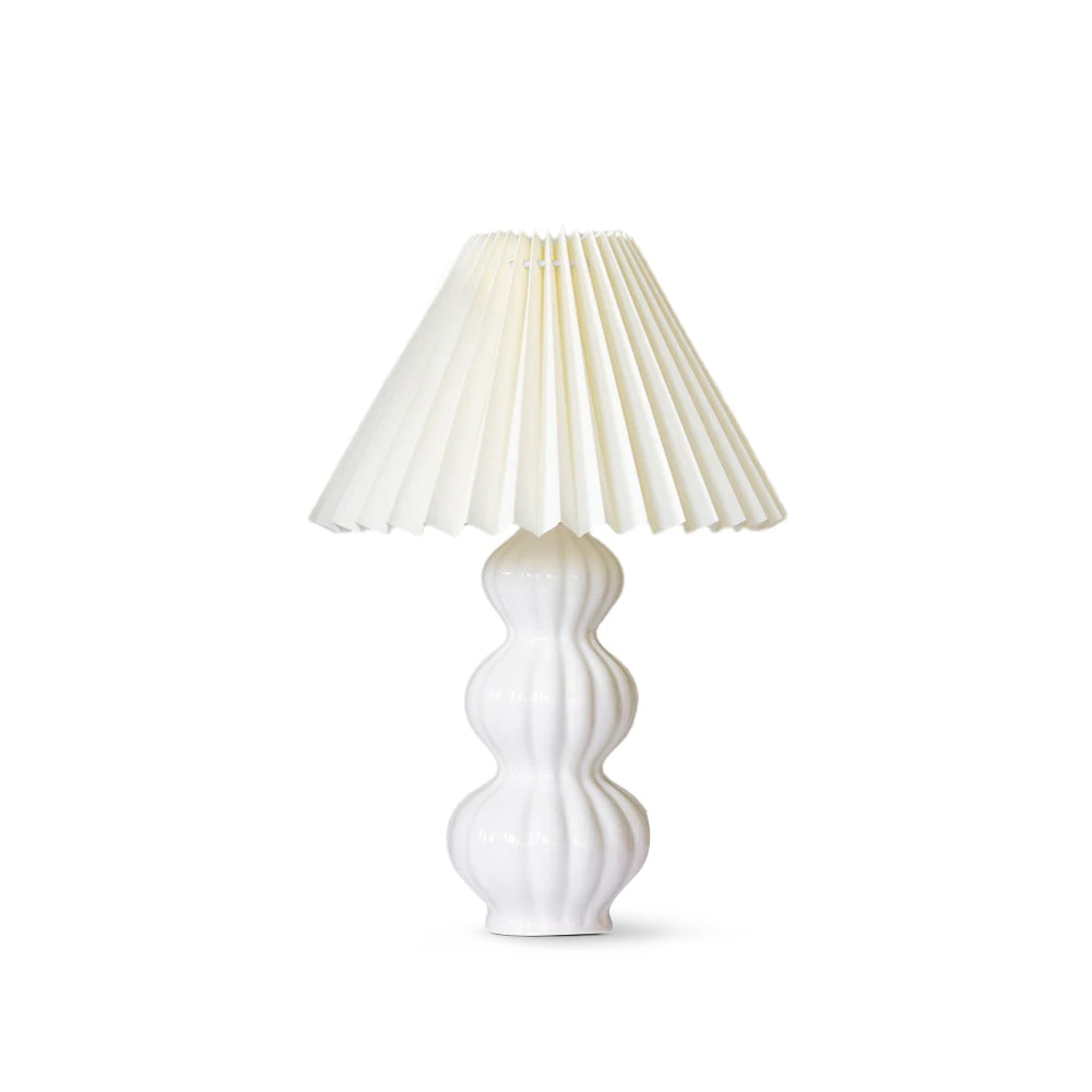 FELICITY RUFFLED SHADE TABLE LAMP