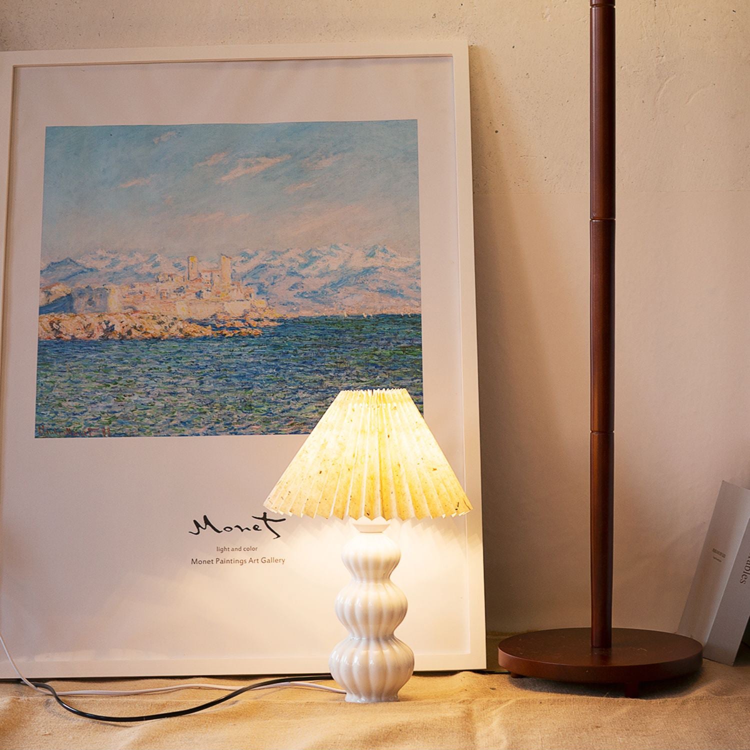FELICITY RUFFLED SHADE TABLE LAMP