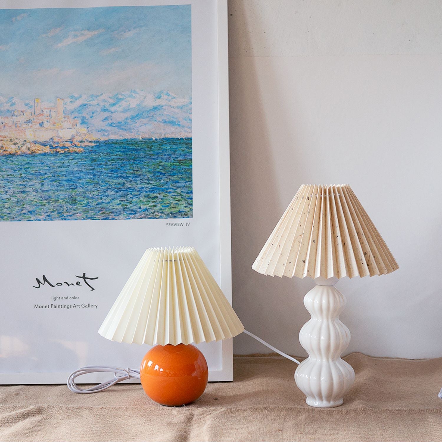 FELICITY RUFFLED SHADE TABLE LAMP