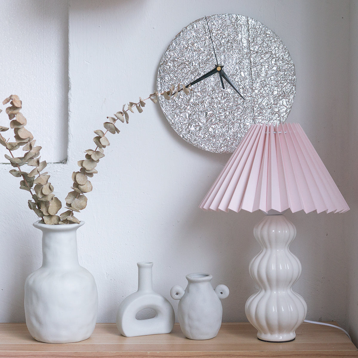 FELICITY RUFFLED SHADE TABLE LAMP