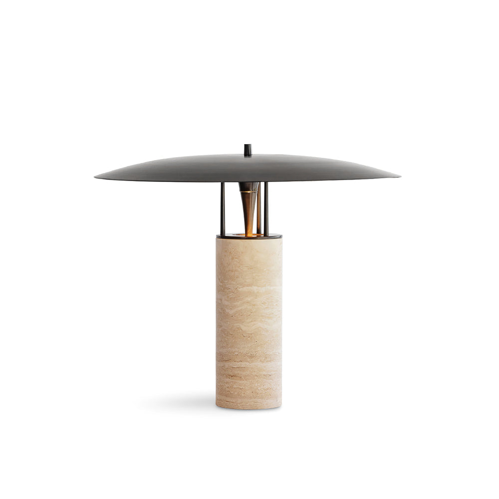 RAVENHURST TRAVERTINE ILLUMINATION LAMP