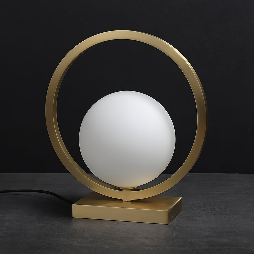 ASTRAL BRASS ORB TABLE ILLUMINATOR