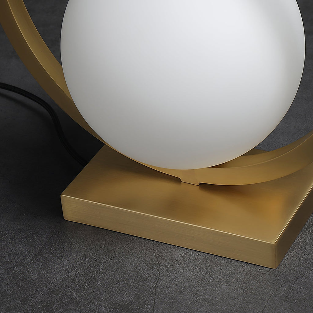 ASTRAL BRASS ORB TABLE ILLUMINATOR