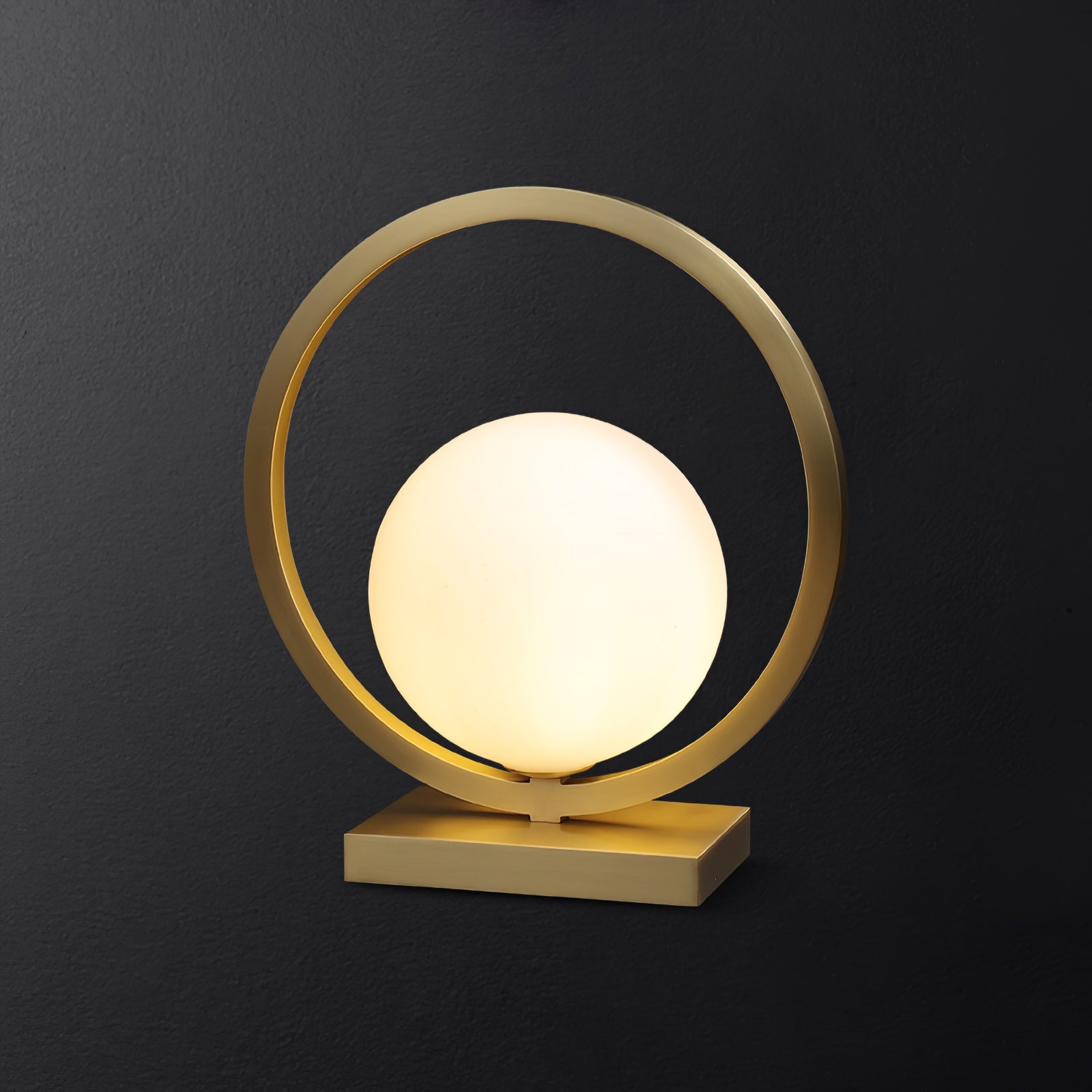 ASTRAL BRASS ORB TABLE ILLUMINATOR