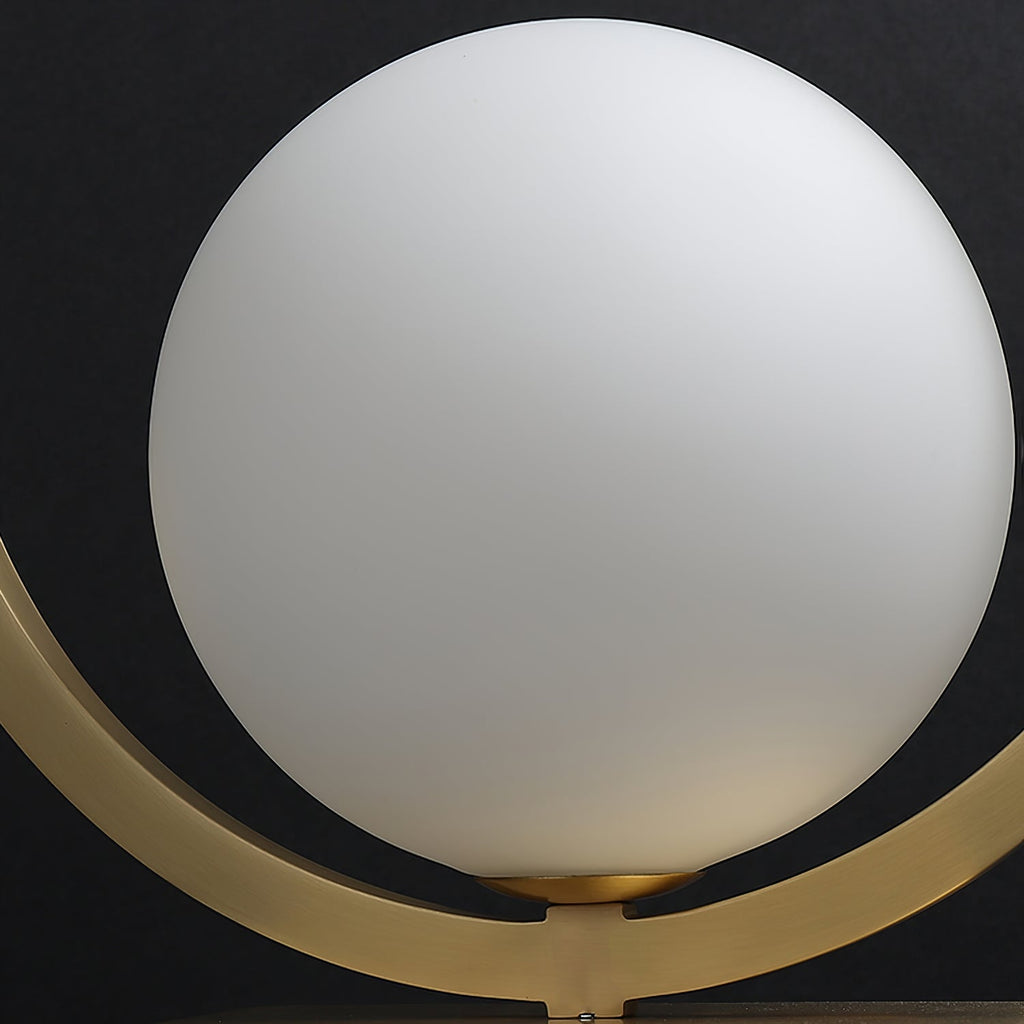 ASTRAL BRASS ORB TABLE ILLUMINATOR