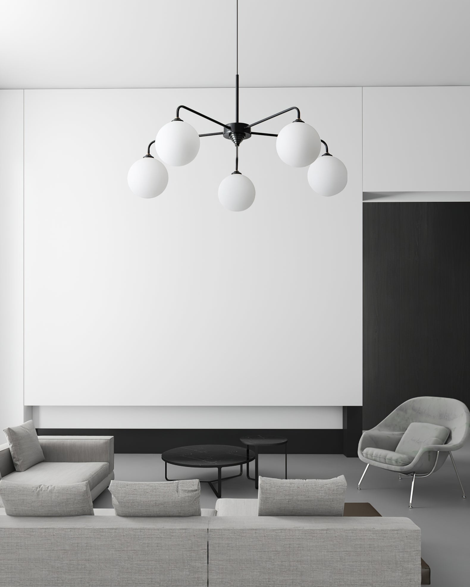 ASTORIA MOONLIT CRYSTAL CHANDELIER