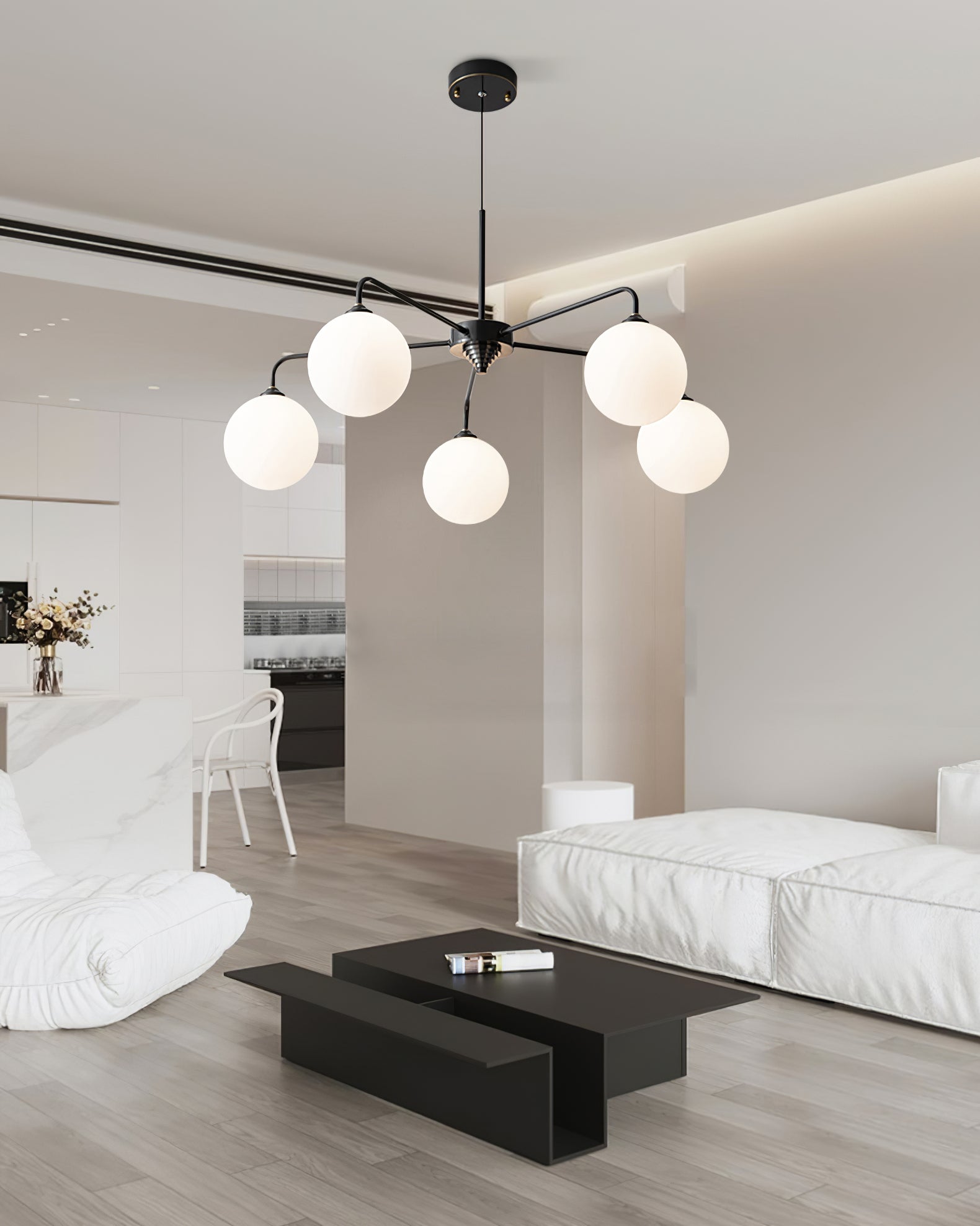 ASTORIA MOONLIT CRYSTAL CHANDELIER