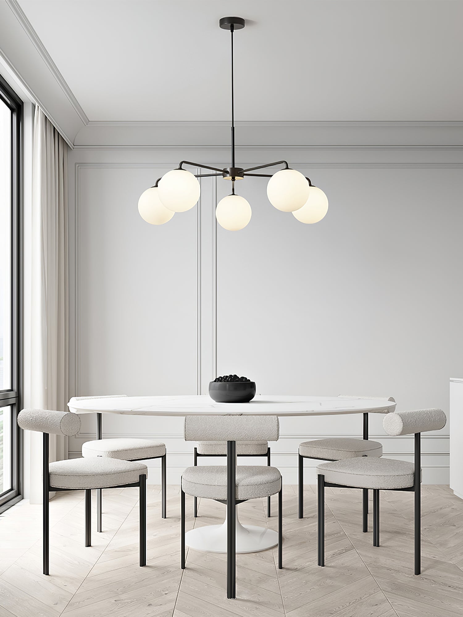ASTORIA MOONLIT CRYSTAL CHANDELIER