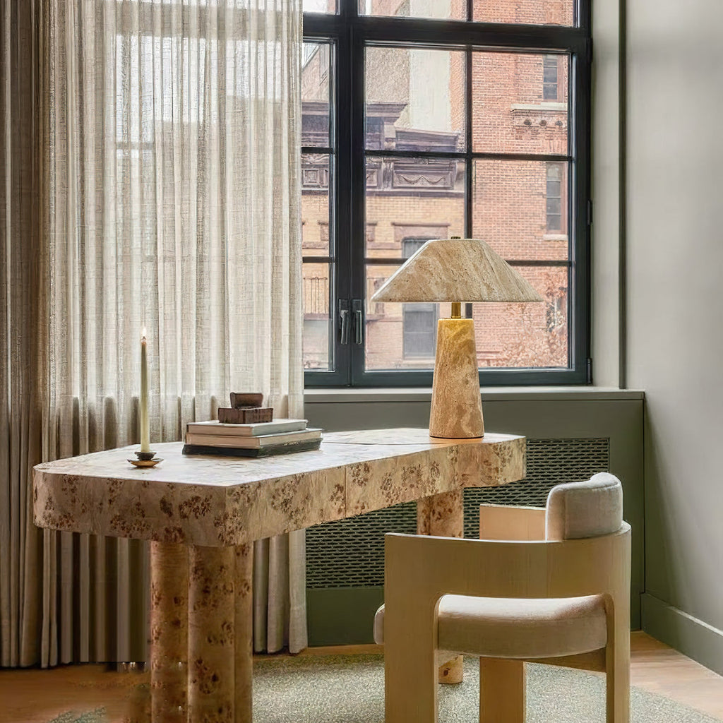 FELICITY WOVEN RATTAN TABLE ILLUMINATOR