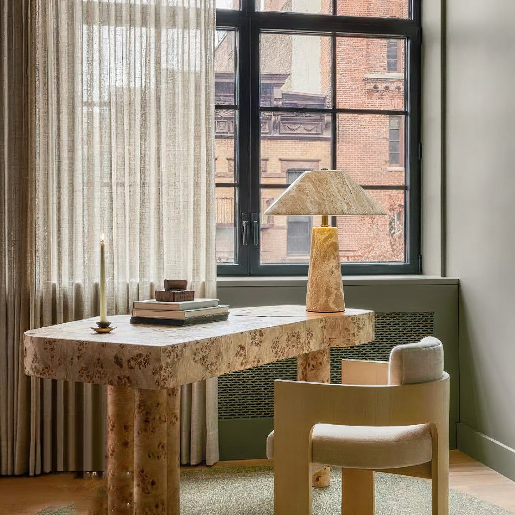 FELICITY WOVEN RATTAN TABLE ILLUMINATOR