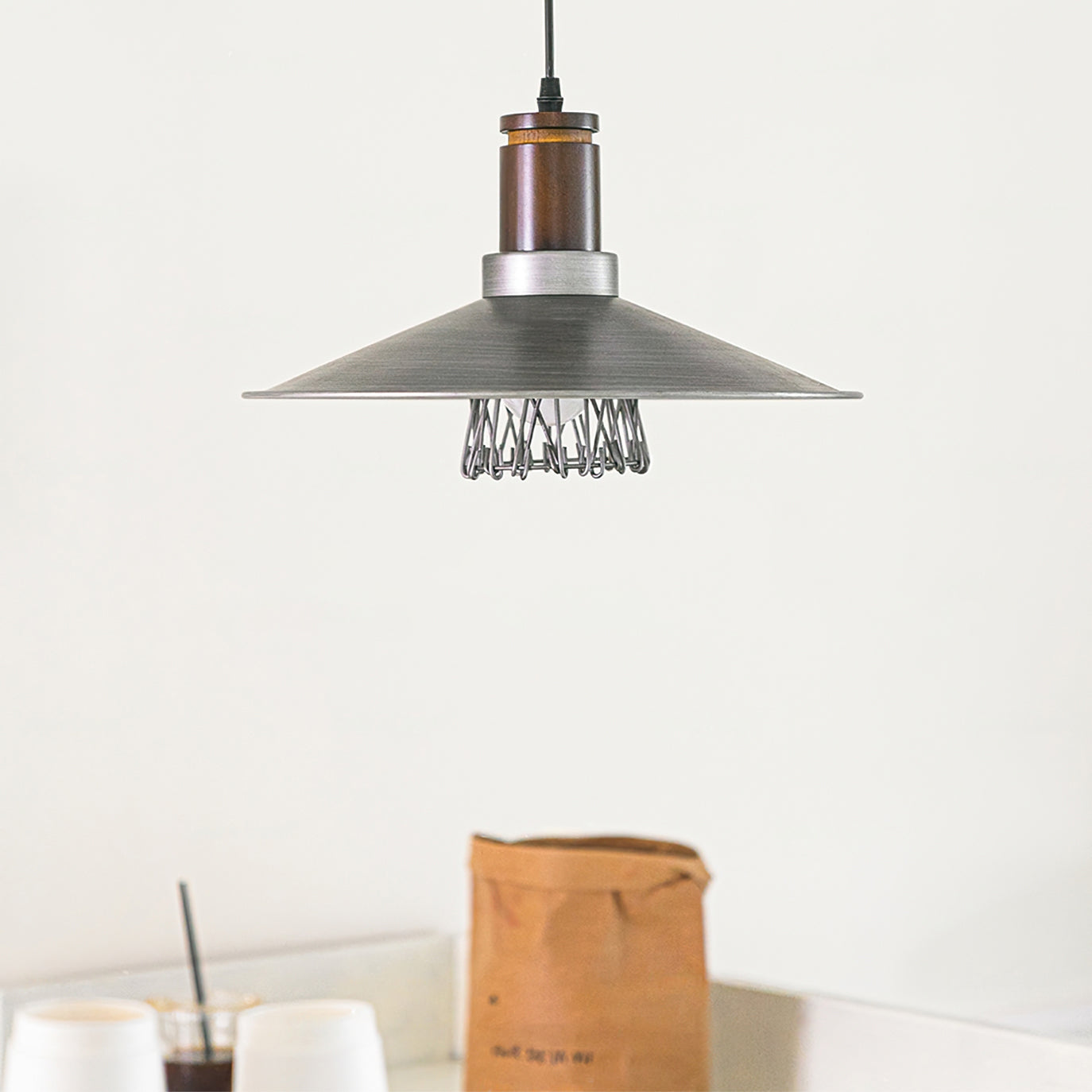 WINTERBOURNE FROSTED GLASS HANGING LANTERN