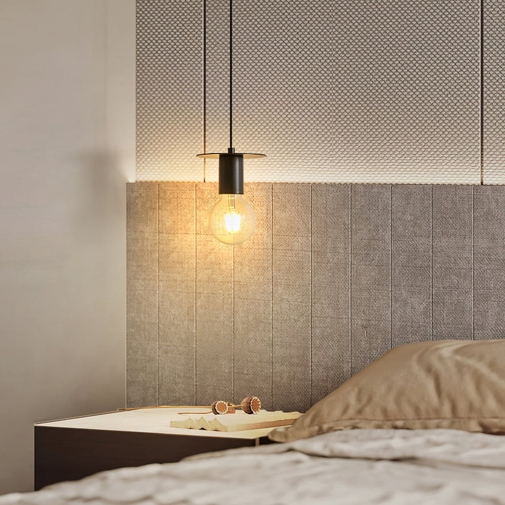 HAWTHORNE RUSTIC FROSTED GLASS PENDANT