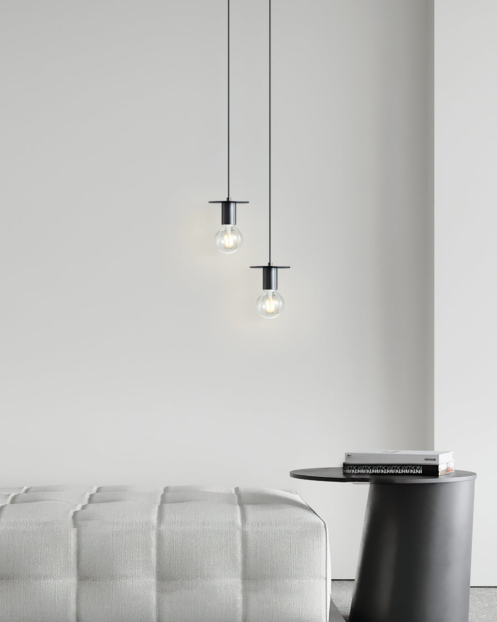 HAWTHORNE RUSTIC FROSTED GLASS PENDANT