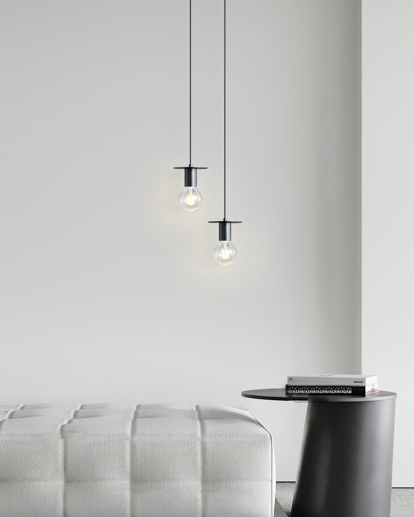 HAWTHORNE RUSTIC FROSTED GLASS PENDANT