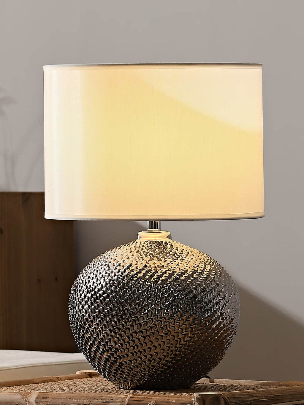 FENWICK TEXTURED EARTHENWARE LAMP