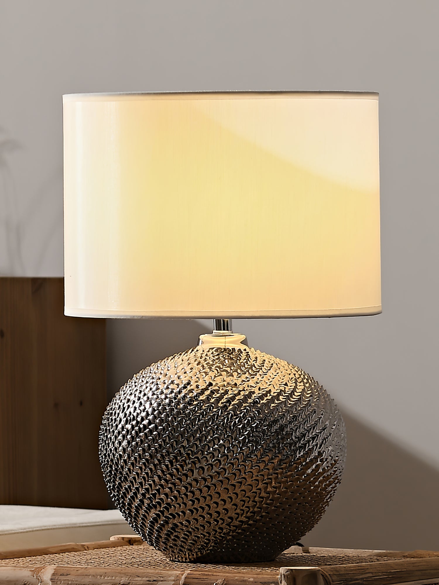 FENWICK TEXTURED EARTHENWARE LAMP