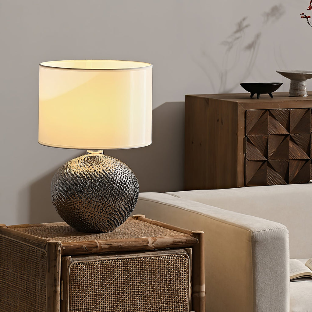 FENWICK TEXTURED EARTHENWARE LAMP