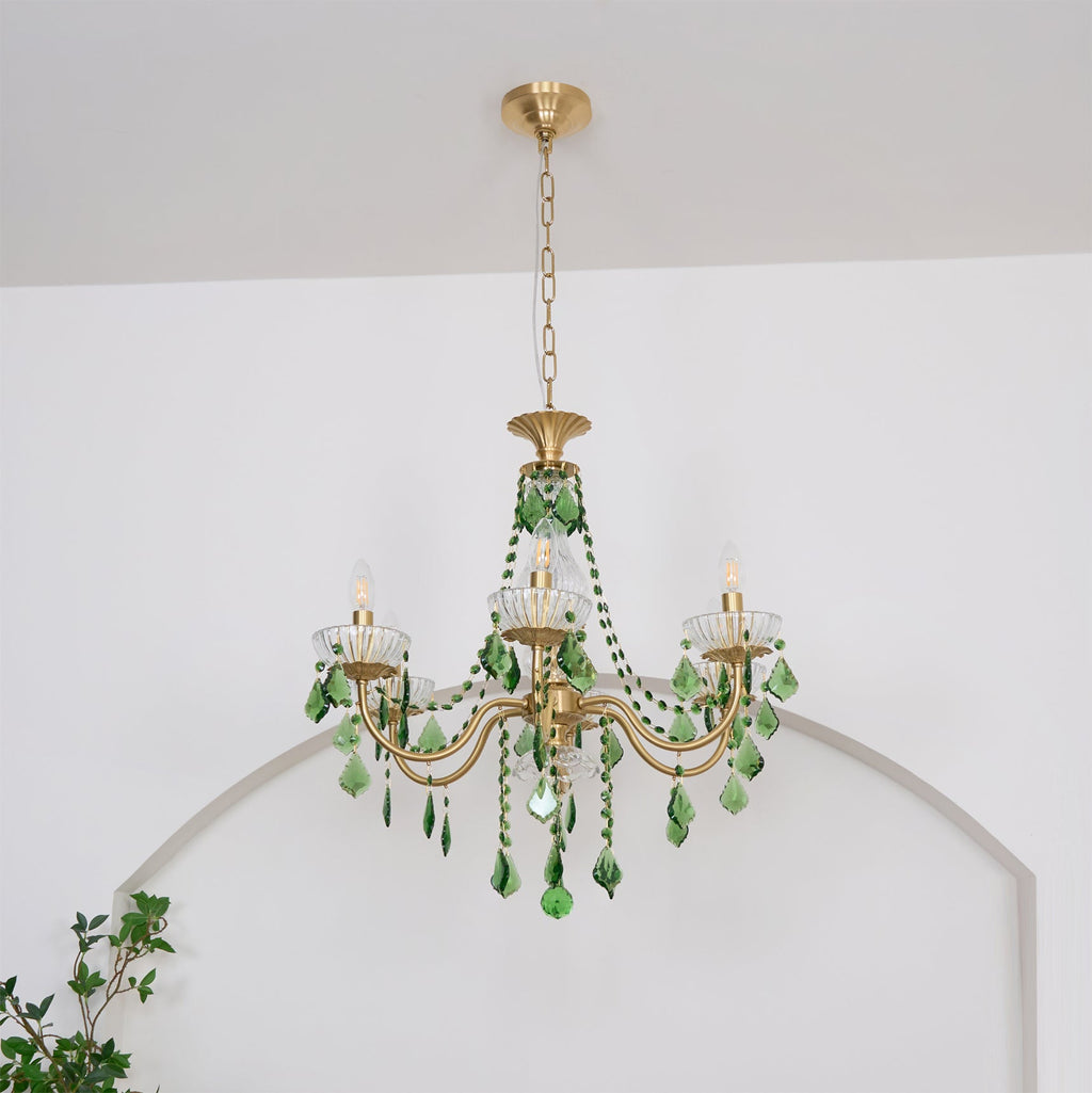 Ravenswood Antique Brass Canopy Chandelier