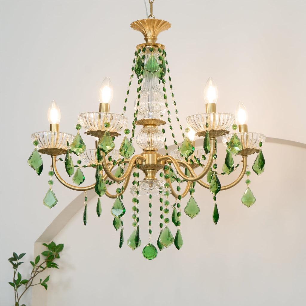 Ravenswood Antique Brass Canopy Chandelier