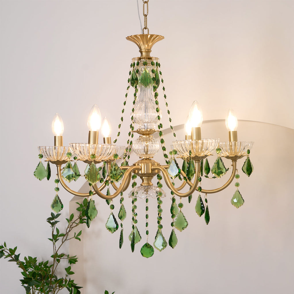 Ravenswood Antique Brass Canopy Chandelier