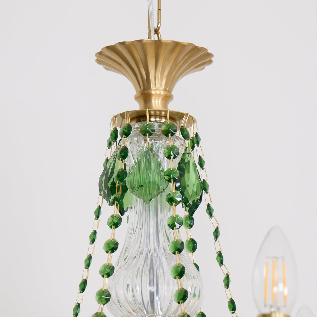 Ravenswood Antique Brass Canopy Chandelier