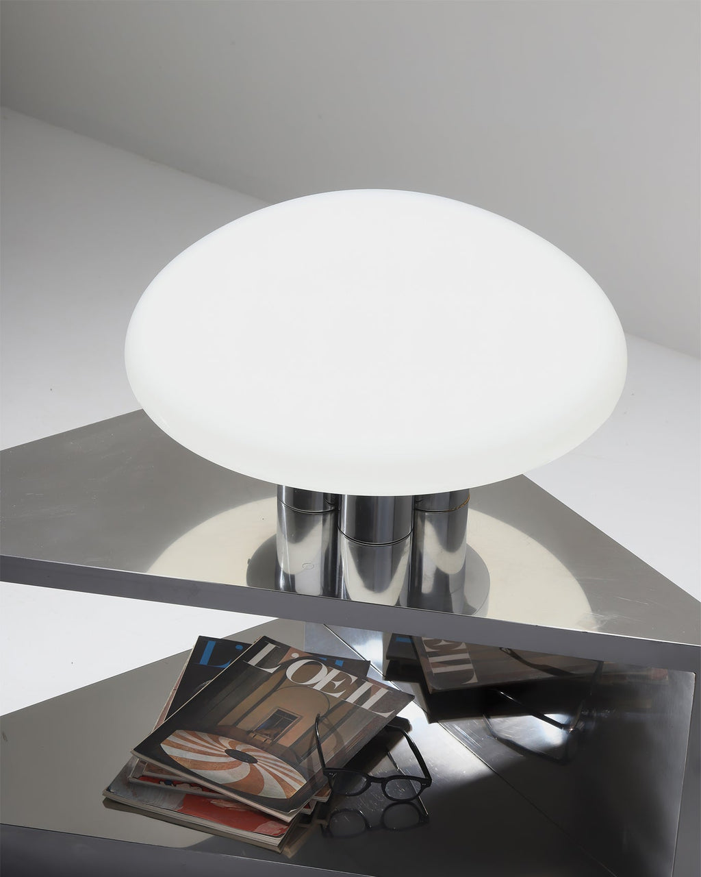CHERINGTON FLORAL INLAY TABLE ILLUMINATOR