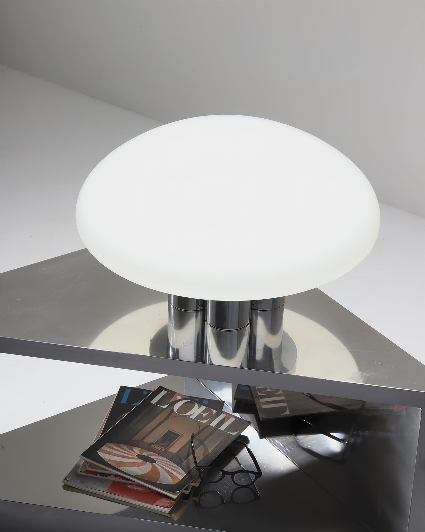 CHERINGTON FLORAL INLAY TABLE ILLUMINATOR