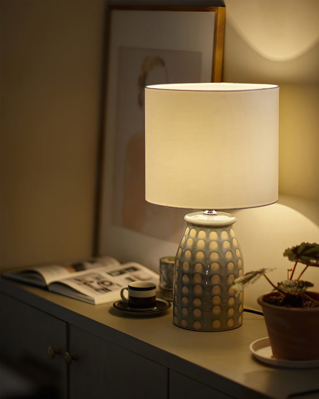 CAMBRIDGE ORIENTAL INLAY TABLE LANTERN