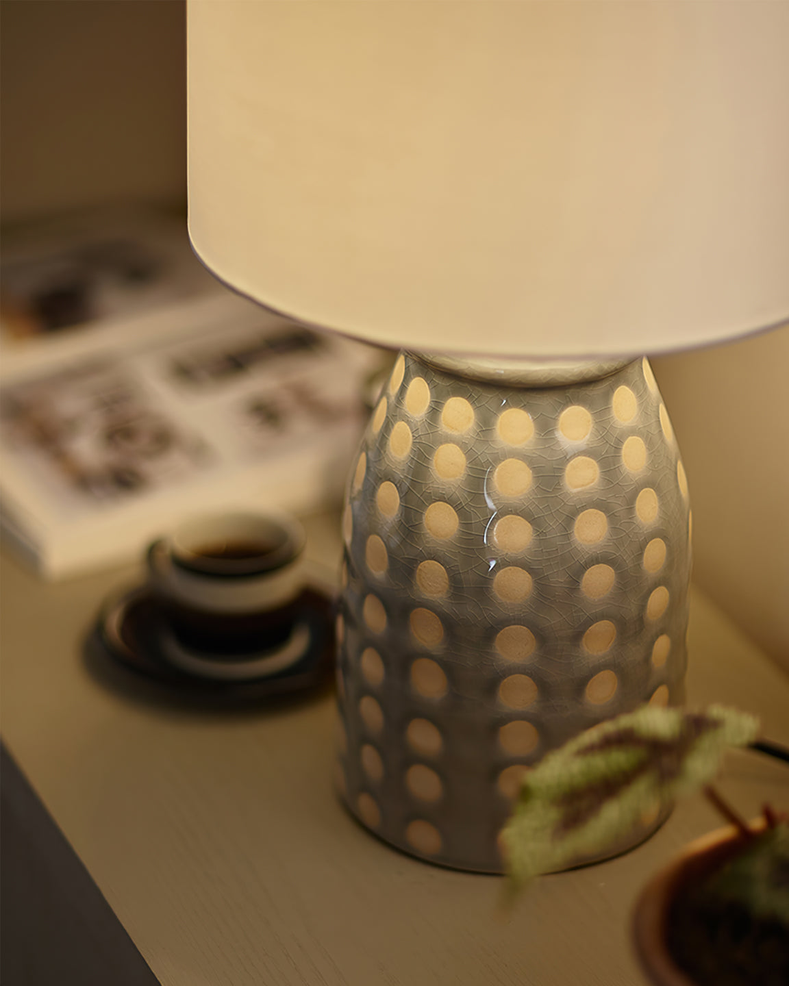 CAMBRIDGE ORIENTAL INLAY TABLE LANTERN
