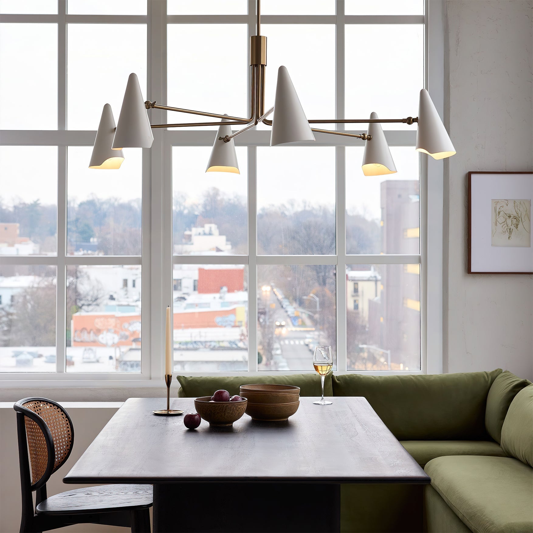 RAVENHURST CRYSTAL DRUM CHANDELIER