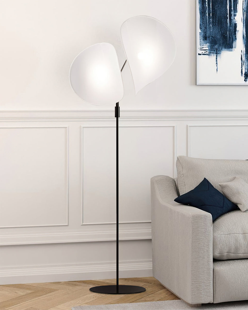 FENWICK TAPERED SILHOUETTE FLOOR LIGHT