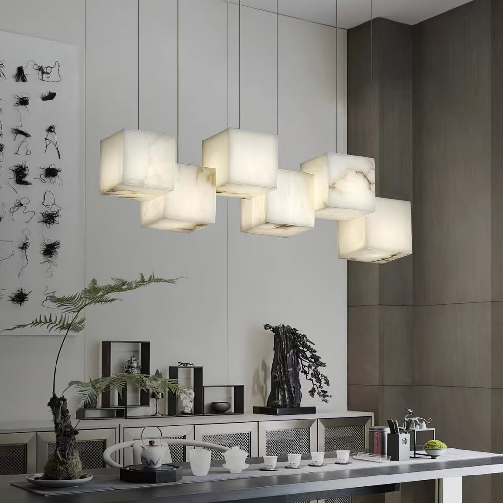 CHARLESTON IVORY CRYSTAL LUMINAIRE