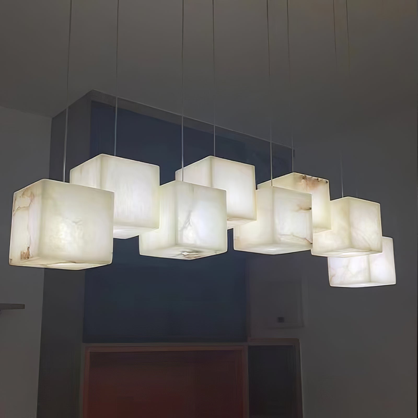 CHARLESTON IVORY CRYSTAL LUMINAIRE