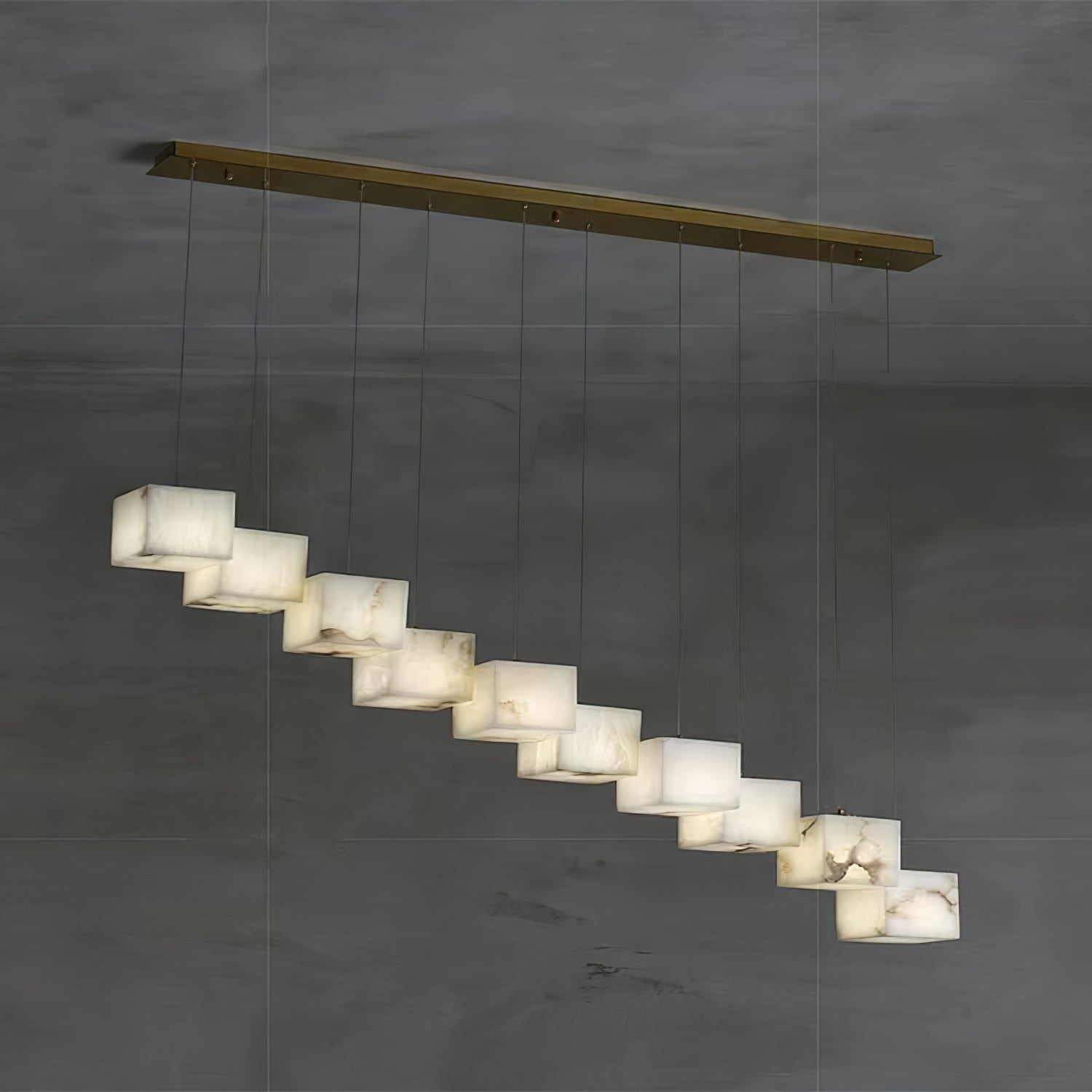 CHARLESTON IVORY CRYSTAL LUMINAIRE