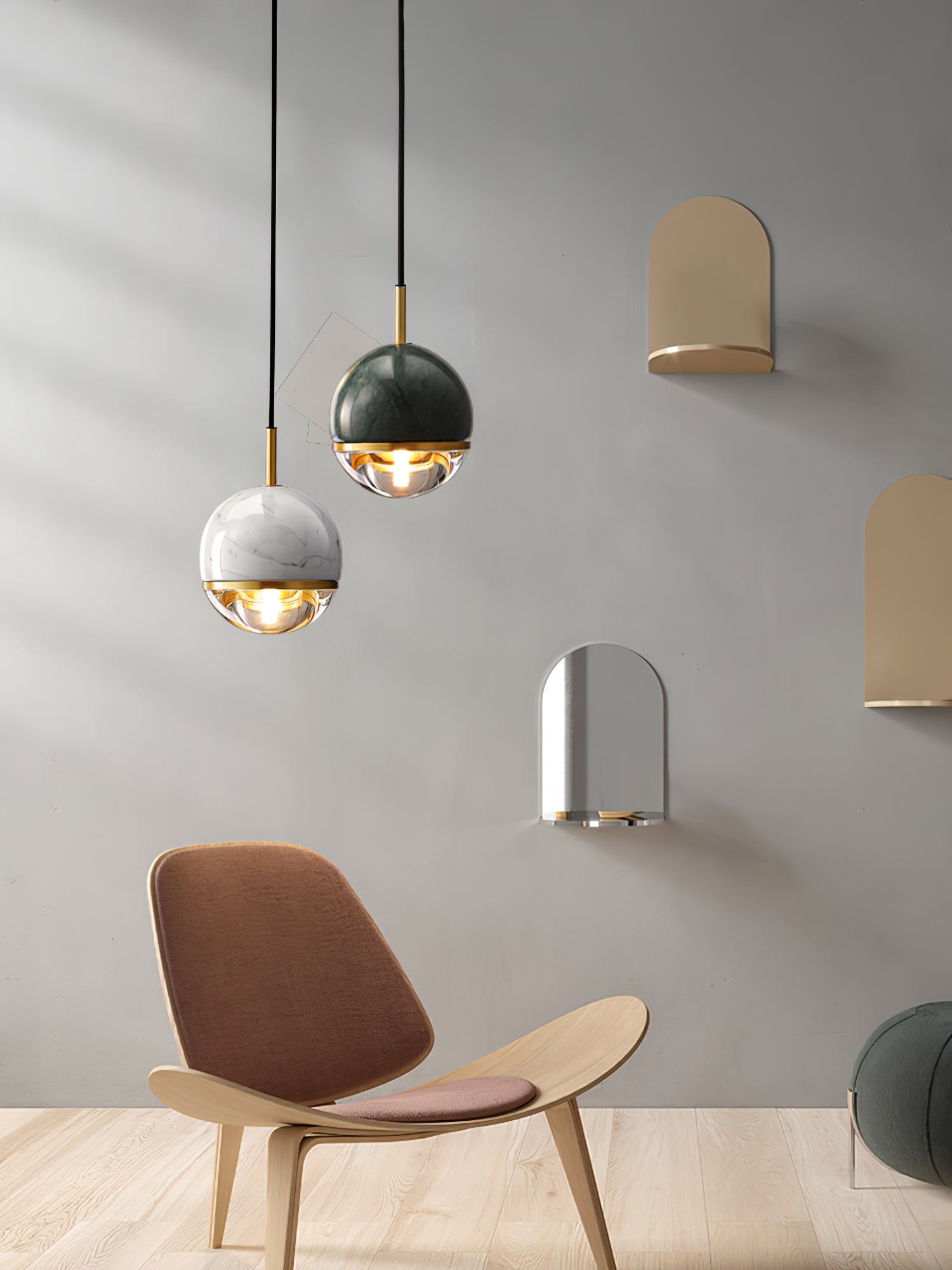 CALDERSTONE ORB LUMINAIRE