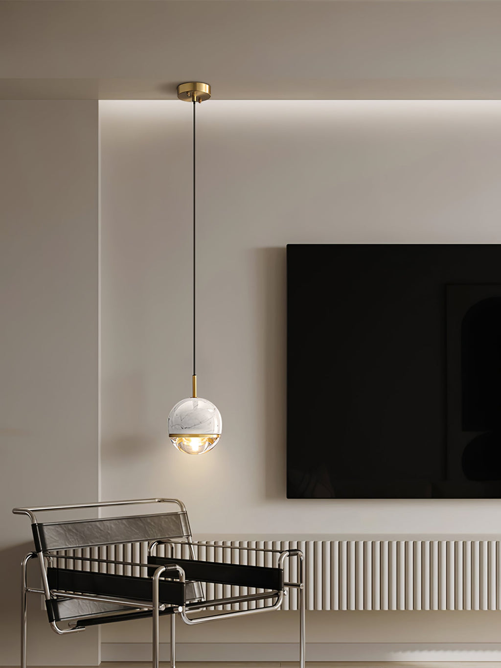 CALDERSTONE ORB LUMINAIRE