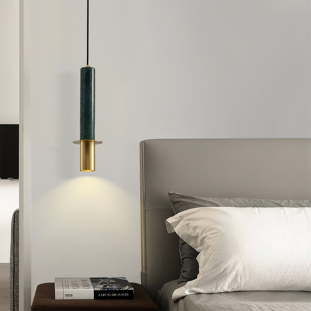 WINCHESTER MARBLE TUBE HANGING LIGHT