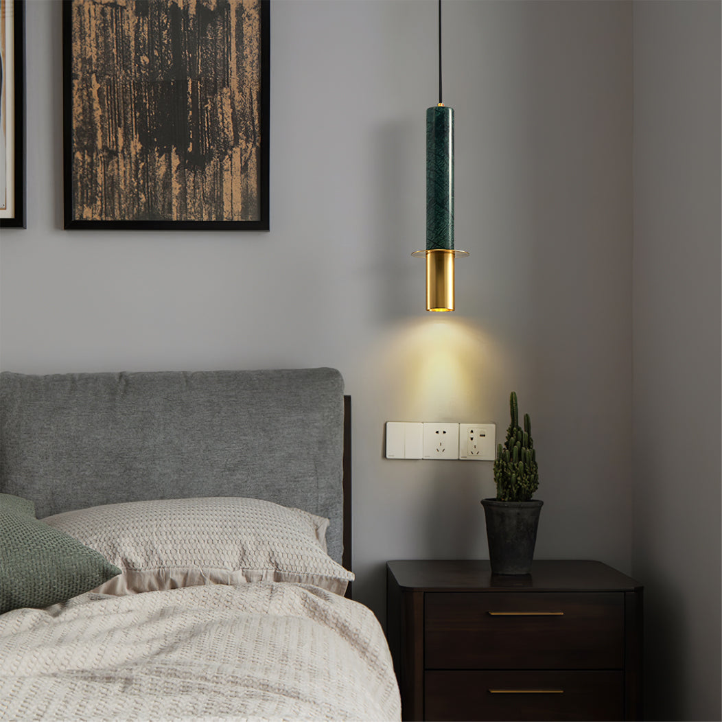 WINCHESTER MARBLE TUBE HANGING LIGHT