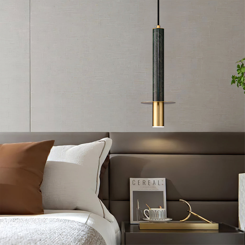 WINCHESTER MARBLE TUBE HANGING LIGHT