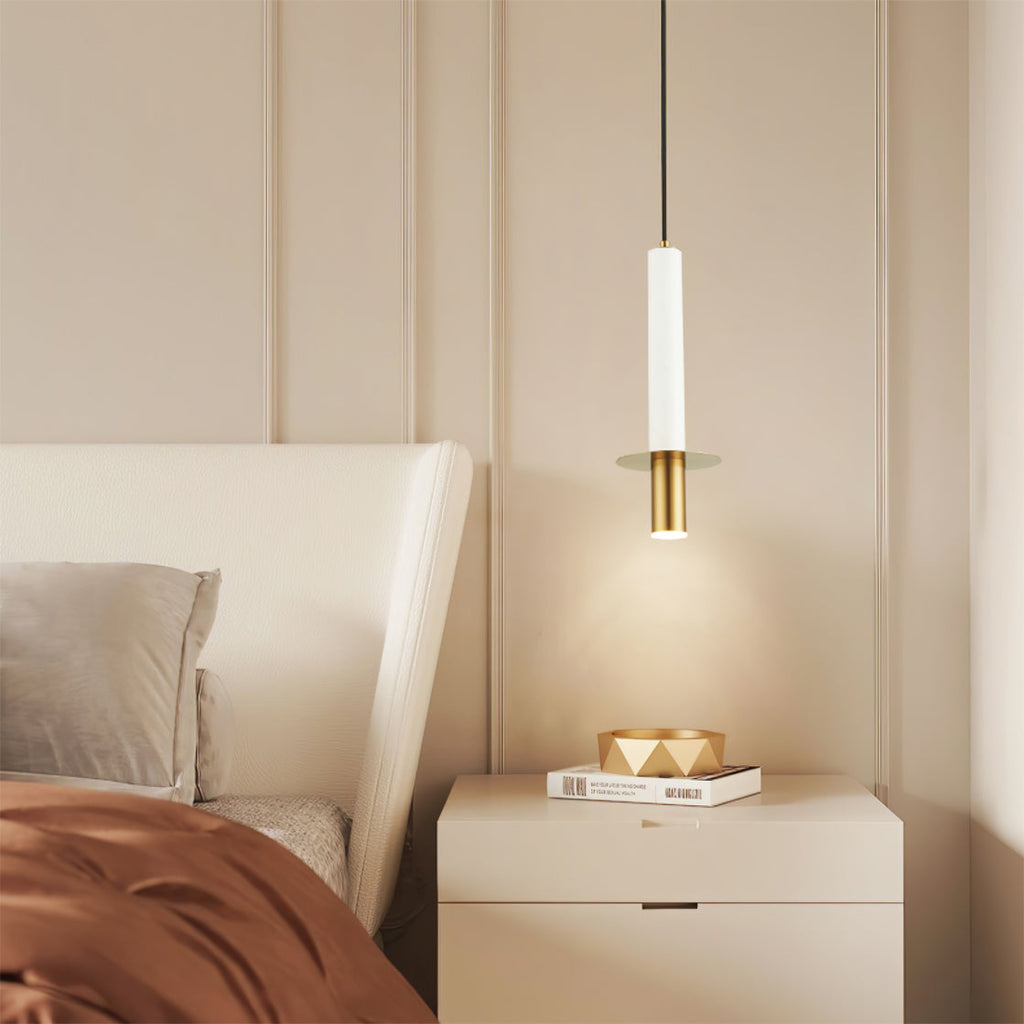 WINCHESTER MARBLE TUBE HANGING LIGHT