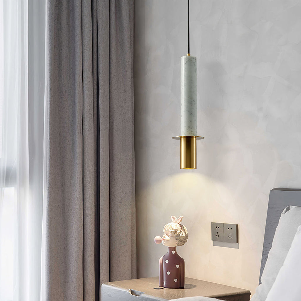 WINCHESTER MARBLE TUBE HANGING LIGHT