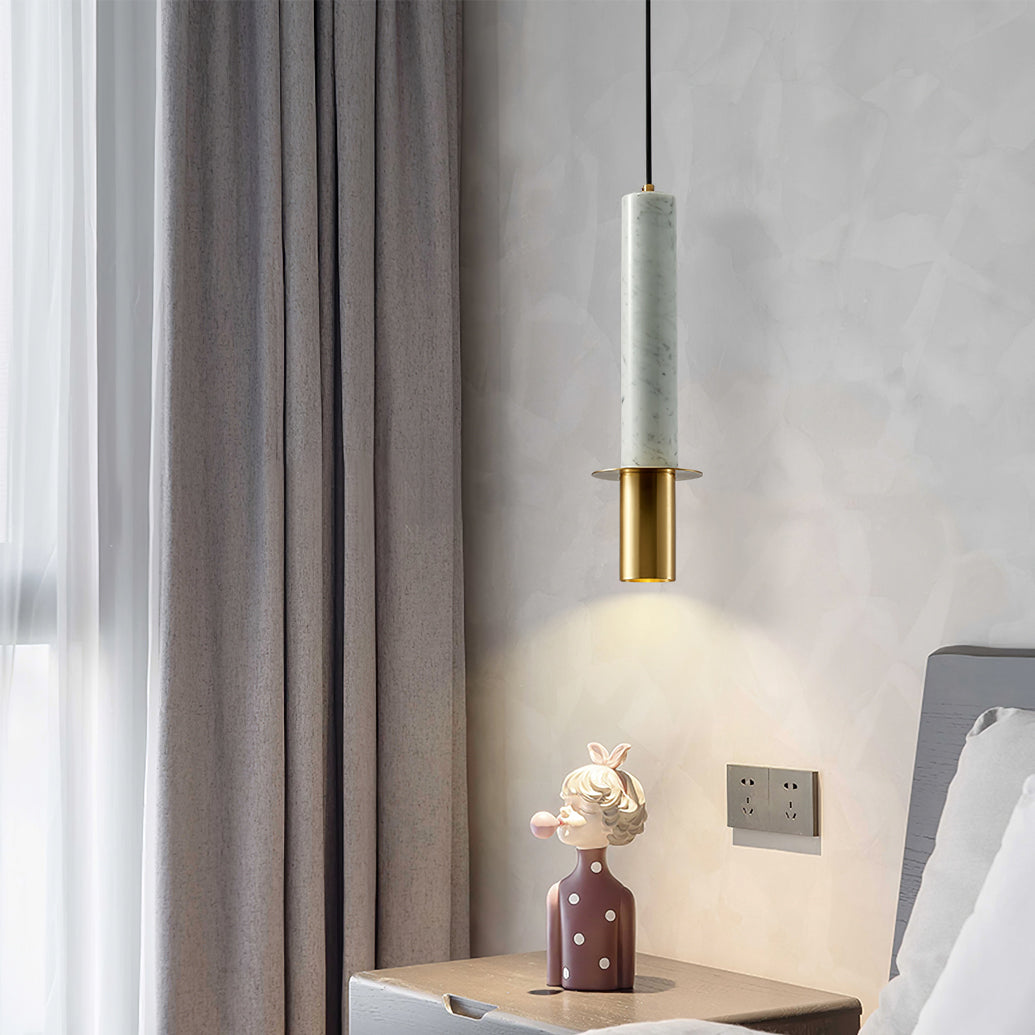 WINCHESTER MARBLE TUBE HANGING LIGHT