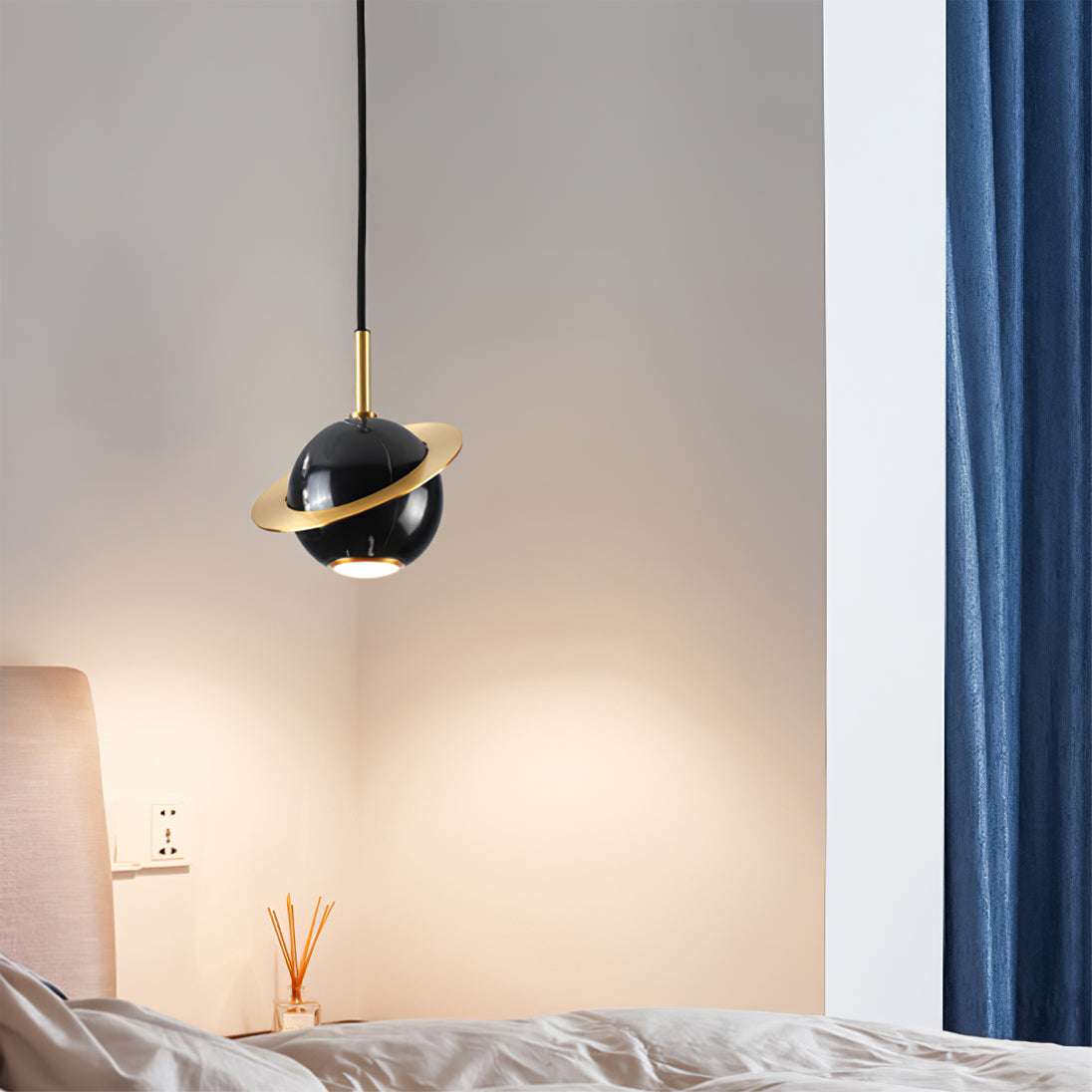 FENWICK MARBLE GLOBE HANGING LIGHT