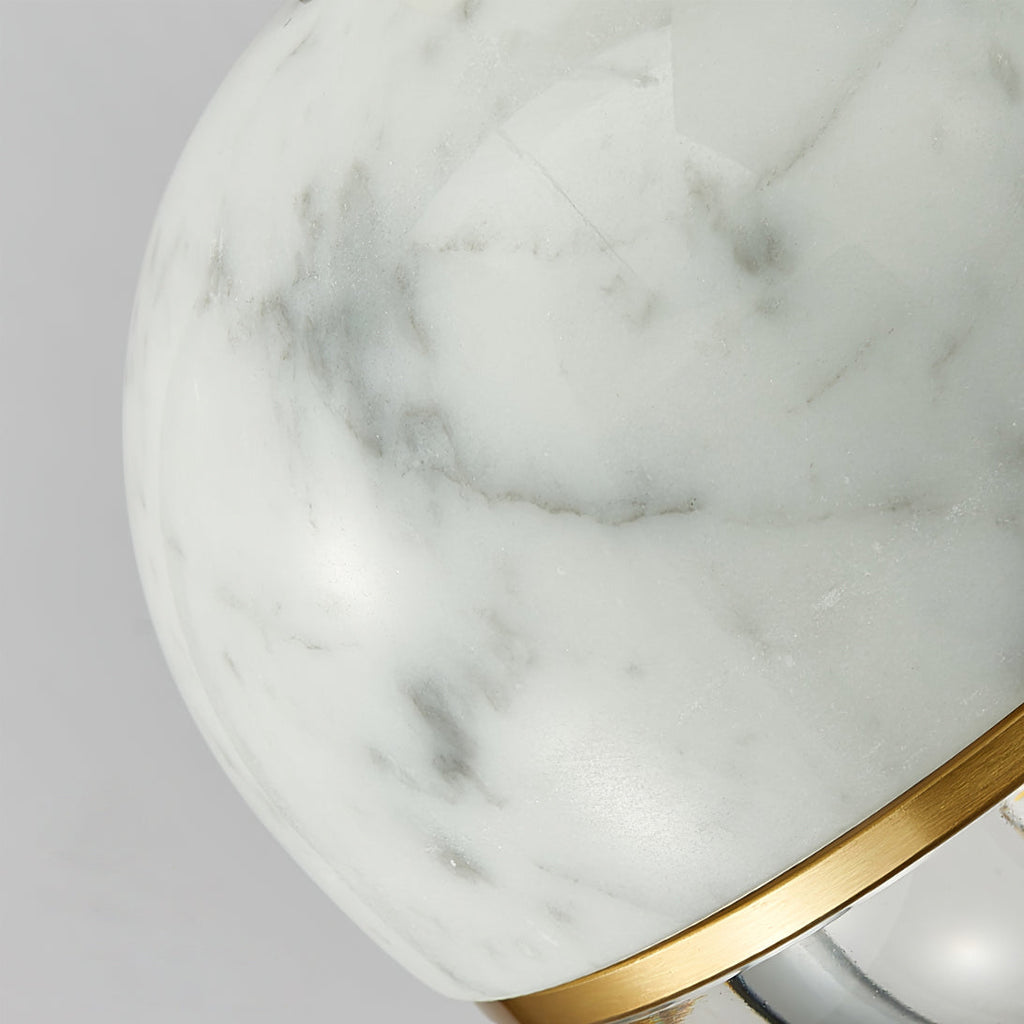 FENWICK MARBLE GLOBE HANGING LIGHT