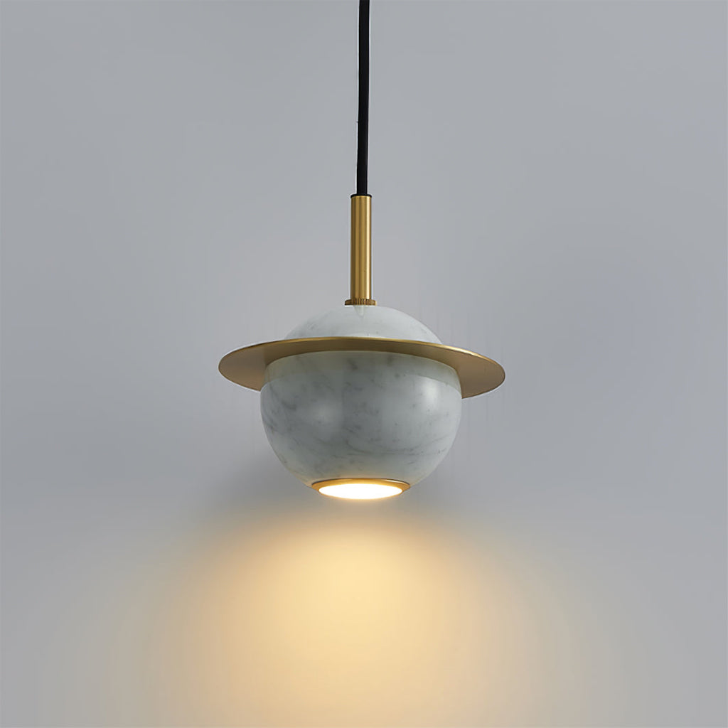 FENWICK MARBLE GLOBE HANGING LIGHT