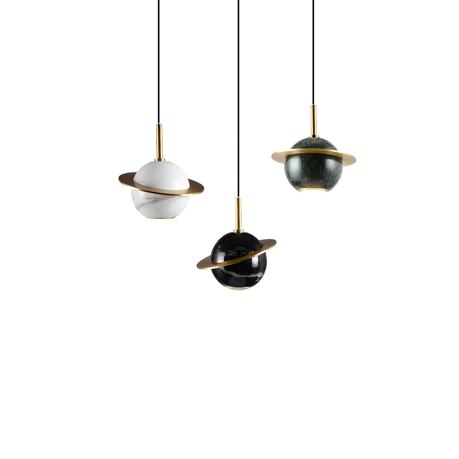 FENWICK MARBLE GLOBE HANGING LIGHT