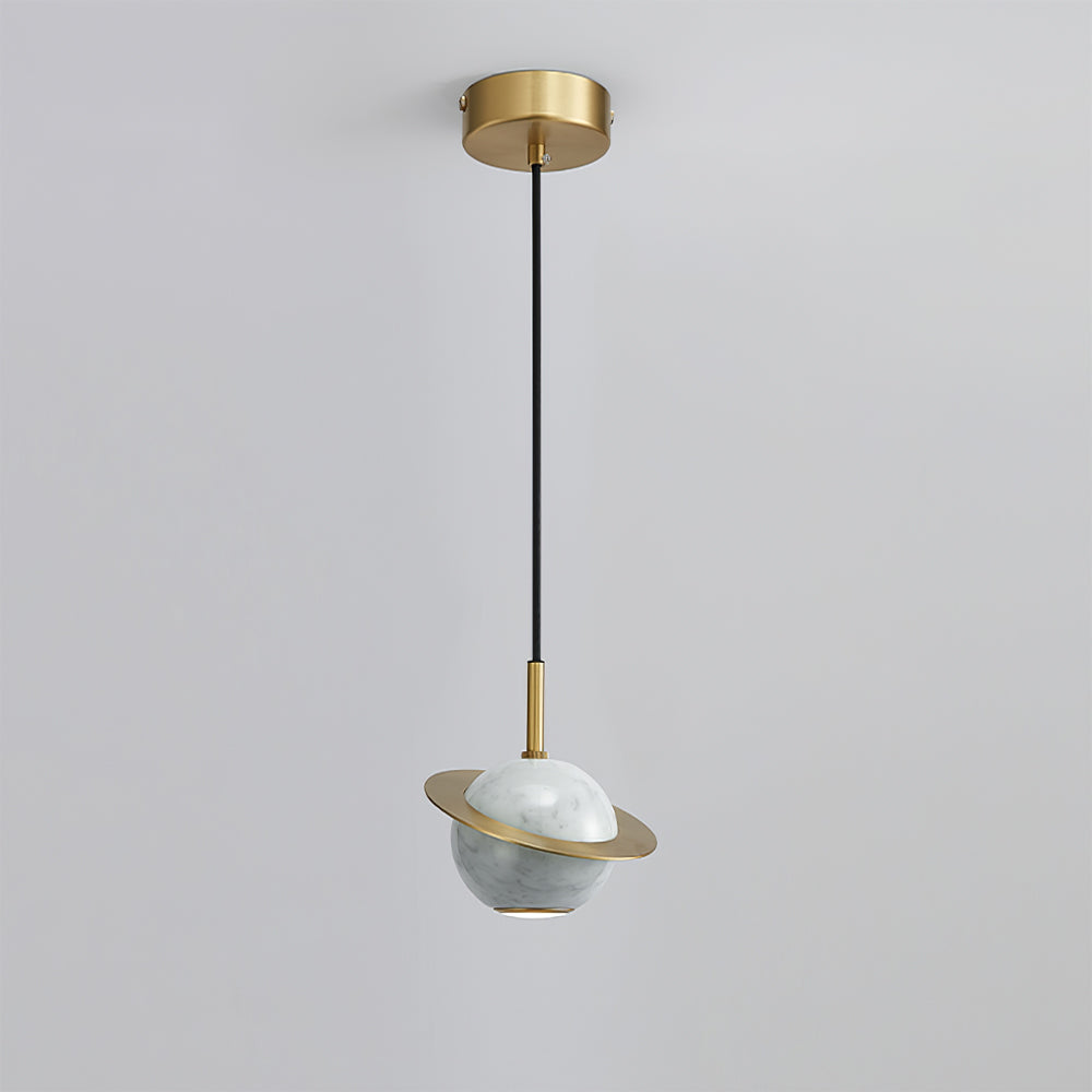 FENWICK MARBLE GLOBE HANGING LIGHT