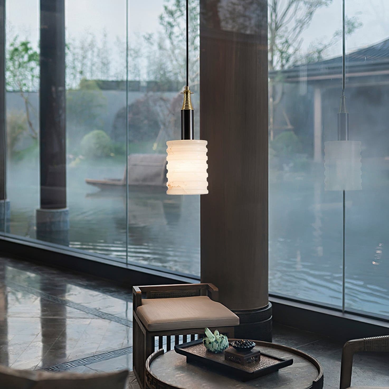WINCHESTER IVORY GLOW HANGING LANTERN