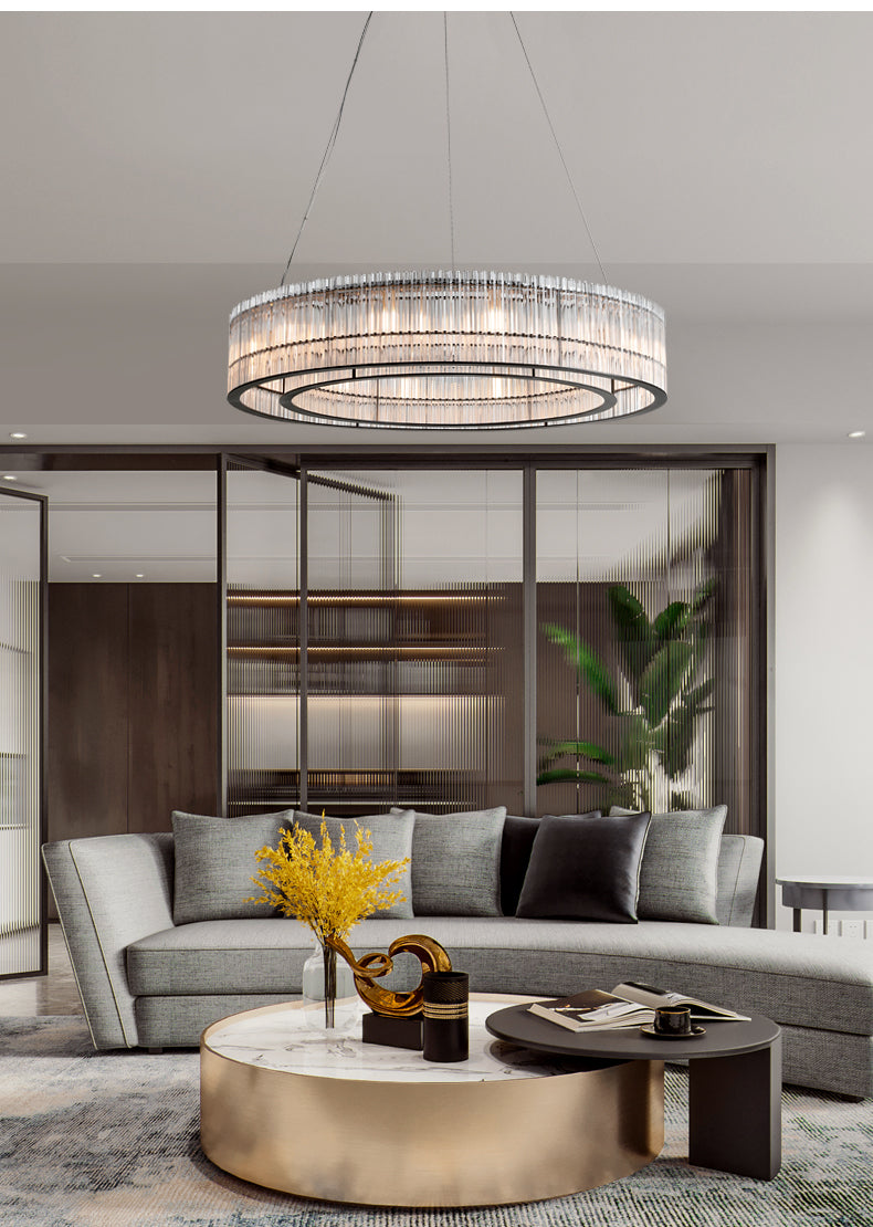 WINDSOR CRYSTAL ECLIPSE CHANDELIER