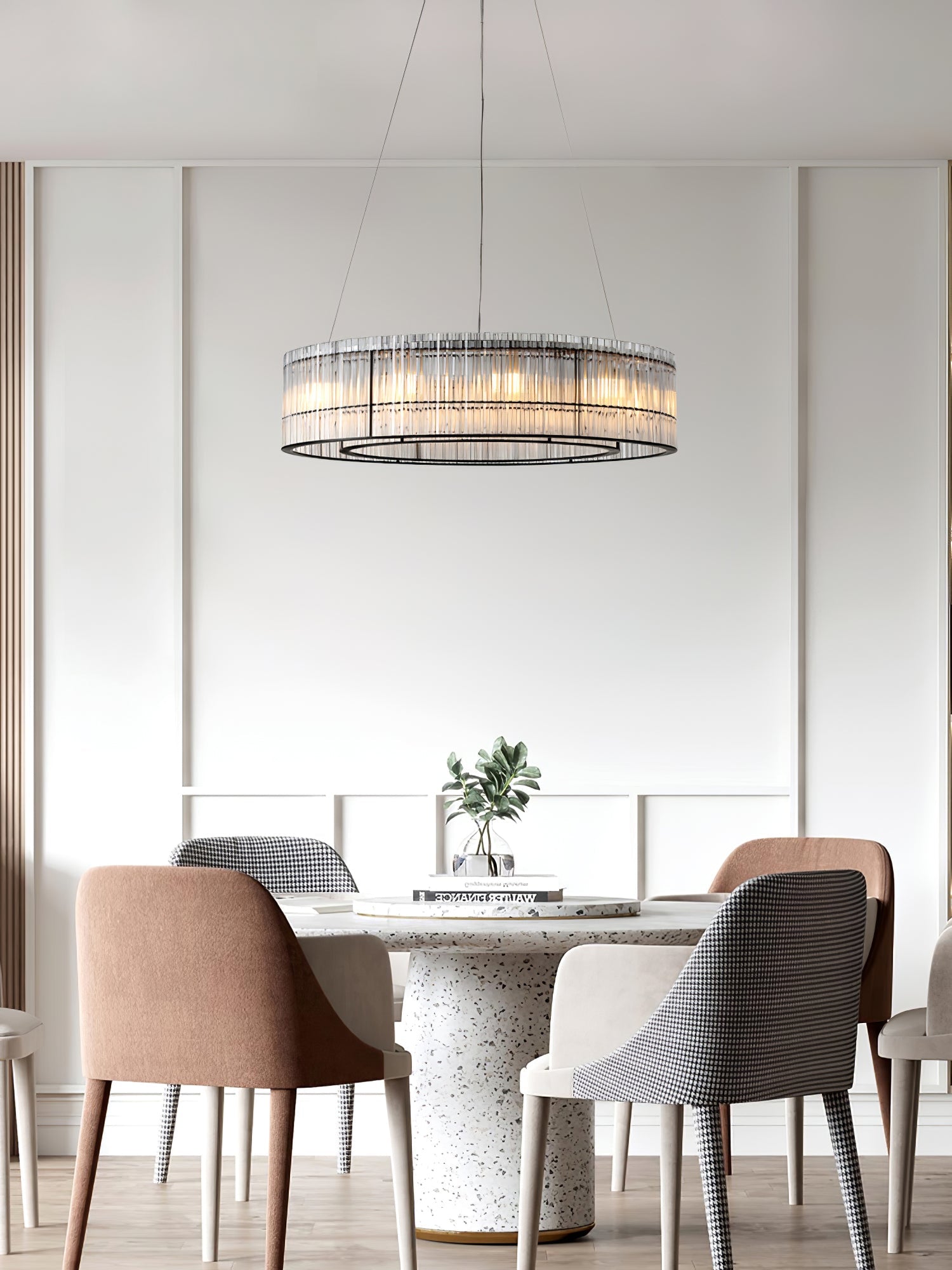 WINDSOR CRYSTAL ECLIPSE CHANDELIER